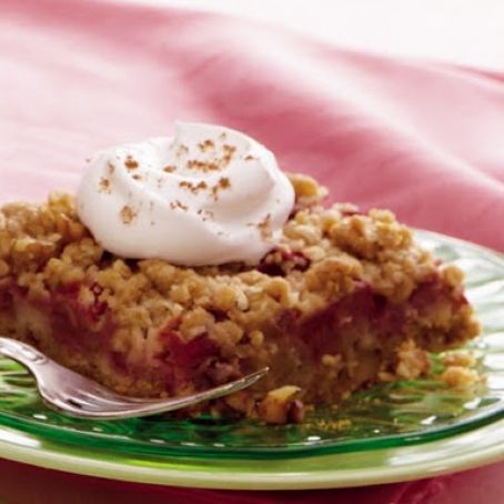 Strawberry-Rhubarb Squares